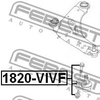 FEBEST 1820-VIVF Ball Joint